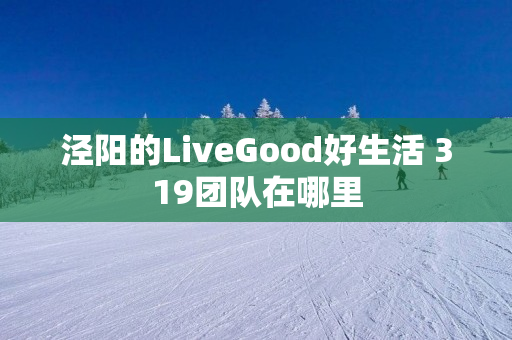 泾阳的LiveGood好生活 319团队在哪里