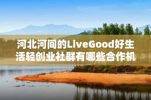 河北河间的LiveGood好生活轻创业社群有哪些合作机会