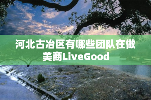 河北古冶区有哪些团队在做美商LiveGood