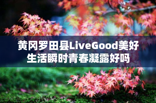 黄冈罗田县LiveGood美好生活瞬时青春凝露好吗