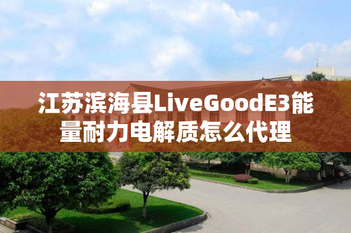 江苏滨海县LiveGoodE3能量耐力电解质怎么代理