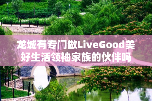 龙城有专门做LiveGood美好生活领袖家族的伙伴吗
