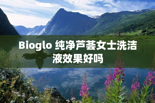 Bioglo 纯净芦荟女士洗洁液效果好吗