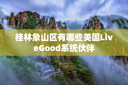 桂林象山区有哪些美国LiveGood系统伙伴