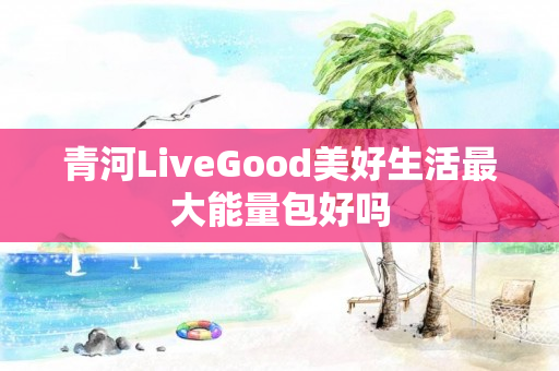 青河LiveGood美好生活最大能量包好吗