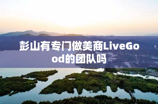 彭山有专门做美商LiveGood的团队吗