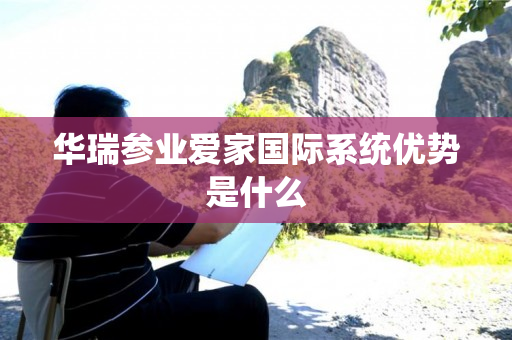 华瑞参业爱家国际系统优势是什么