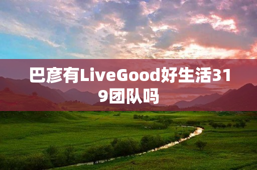 巴彦有LiveGood好生活319团队吗