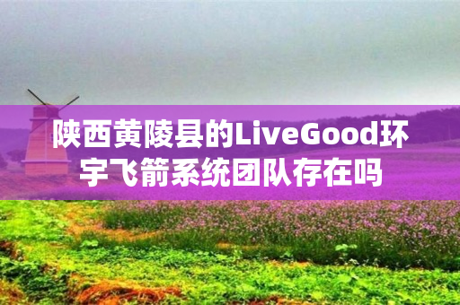 陕西黄陵县的LiveGood环宇飞箭系统团队存在吗