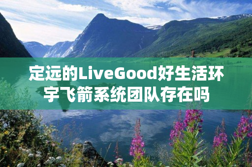 定远的LiveGood好生活环宇飞箭系统团队存在吗