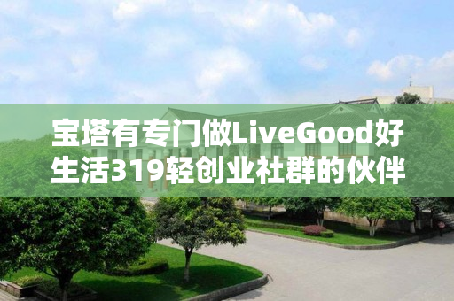宝塔有专门做LiveGood好生活319轻创业社群的伙伴吗