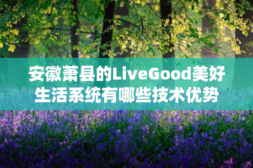 安徽萧县的LiveGood美好生活系统有哪些技术优势