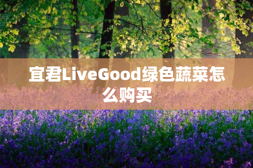 宜君LiveGood绿色蔬菜怎么购买