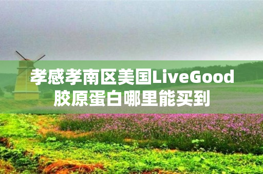 孝感孝南区美国LiveGood胶原蛋白哪里能买到