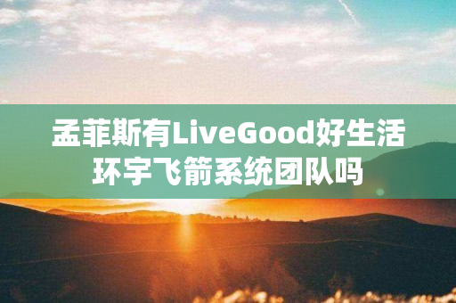 孟菲斯有LiveGood好生活环宇飞箭系统团队吗