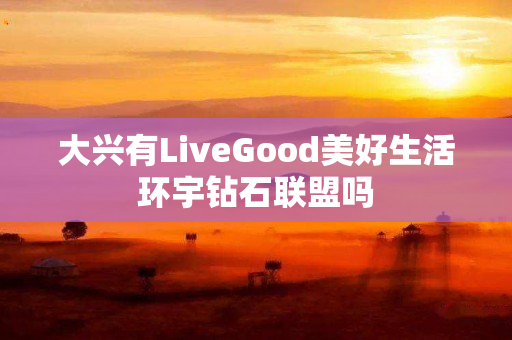 大兴有LiveGood美好生活环宇钻石联盟吗