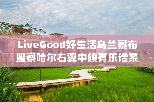 LiveGood好生活乌兰察布盟察哈尔右翼中旗有乐活系统团队吗