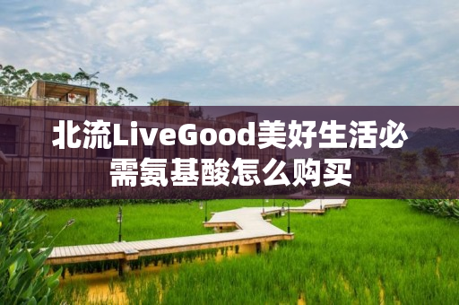 北流LiveGood美好生活必需氨基酸怎么购买