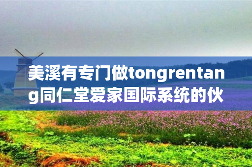 美溪有专门做tongrentang同仁堂爱家国际系统的伙伴吗
