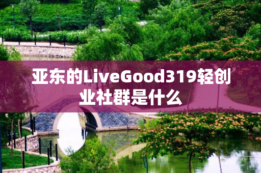 亚东的LiveGood319轻创业社群是什么