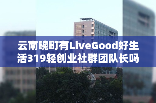 云南畹町有LiveGood好生活319轻创业社群团队长吗