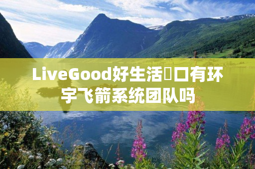 LiveGood好生活硚口有环宇飞箭系统团队吗