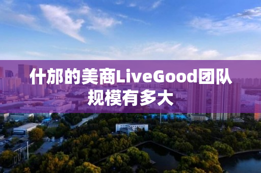 什邡的美商LiveGood团队规模有多大