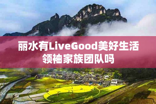 丽水有LiveGood美好生活领袖家族团队吗