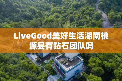 LiveGood美好生活湖南桃源县有钻石团队吗