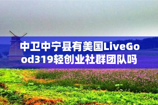 中卫中宁县有美国LiveGood319轻创业社群团队吗