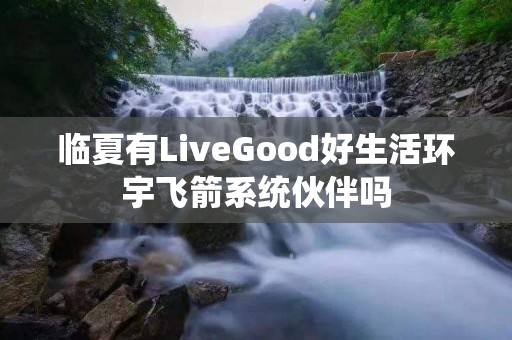 临夏有LiveGood好生活环宇飞箭系统伙伴吗