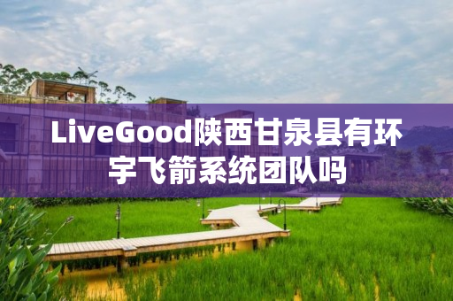 LiveGood陕西甘泉县有环宇飞箭系统团队吗