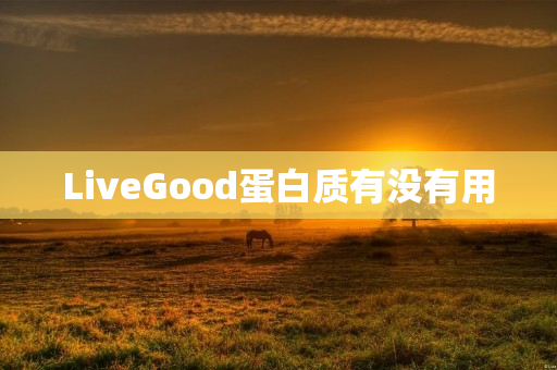 LiveGood蛋白质有没有用