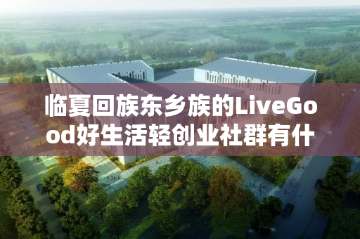 临夏回族东乡族的LiveGood好生活轻创业社群有什么特色