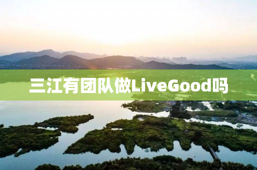 三江有团队做LiveGood吗