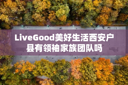 LiveGood美好生活西安户县有领袖家族团队吗