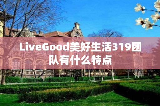 LiveGood美好生活319团队有什么特点