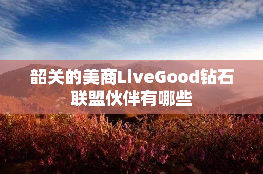 韶关的美商LiveGood钻石联盟伙伴有哪些