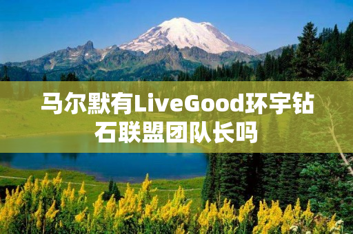 马尔默有LiveGood环宇钻石联盟团队长吗