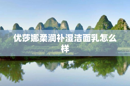 优莎娜柔润补湿洁面乳怎么样