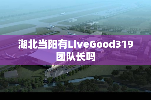 湖北当阳有LiveGood319团队长吗