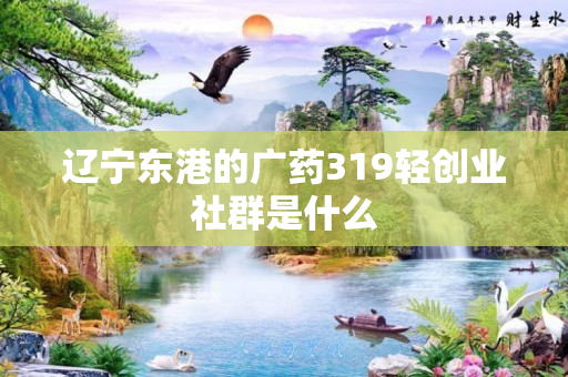 辽宁东港的广药319轻创业社群是什么