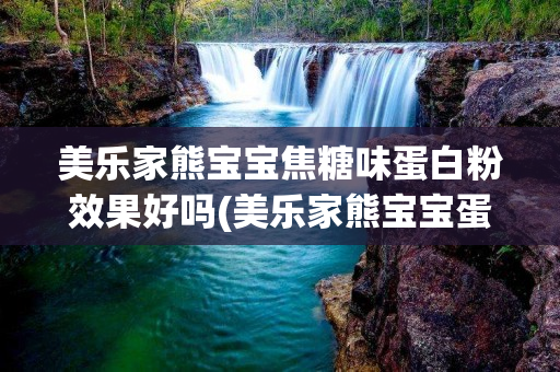 美乐家熊宝宝焦糖味蛋白粉效果好吗(美乐家熊宝宝蛋白粉多少钱)
