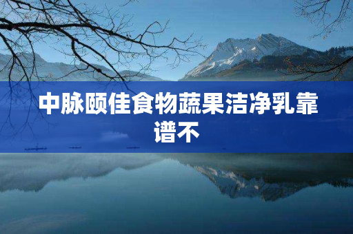 中脉颐佳食物蔬果洁净乳靠谱不