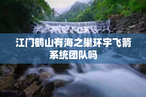 江门鹤山有海之巢环宇飞箭系统团队吗