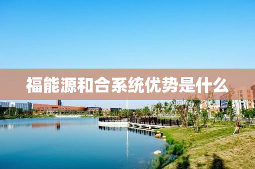 福能源和合系统优势是什么