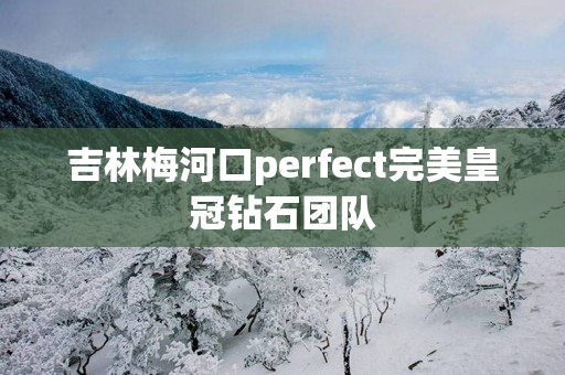 吉林梅河口perfect完美皇冠钻石团队