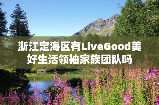 浙江定海区有LiveGood美好生活领袖家族团队吗