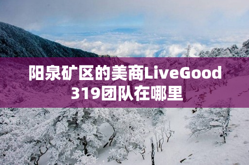 阳泉矿区的美商LiveGood 319团队在哪里