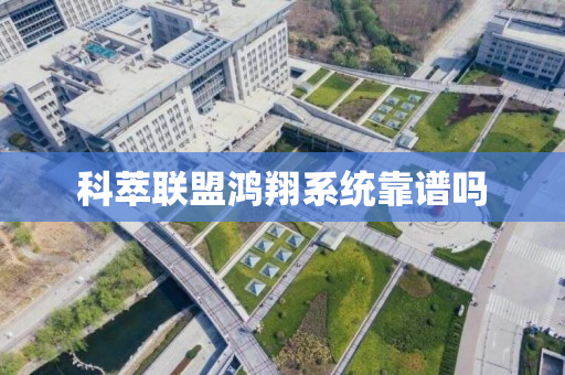 科萃联盟鸿翔系统靠谱吗